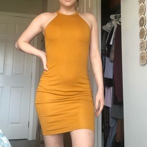 Beautiful mustard dress
